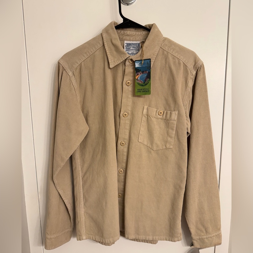 Jungmaven Ventura Shirt Corduroy - canvas - small - UNISEX
